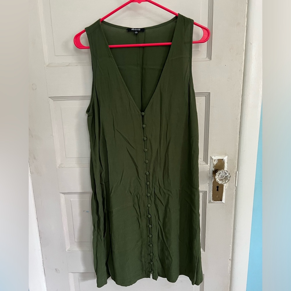Madewell v-neck shift dress